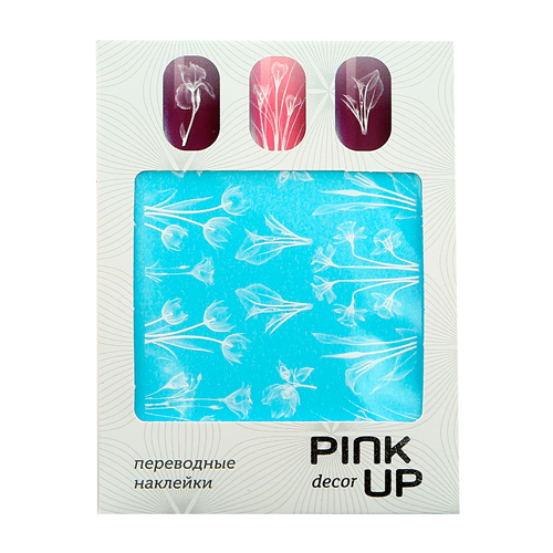 

Наклейки для ногтей переводные PINK UP DECOR NAIL DESIGN тон 563