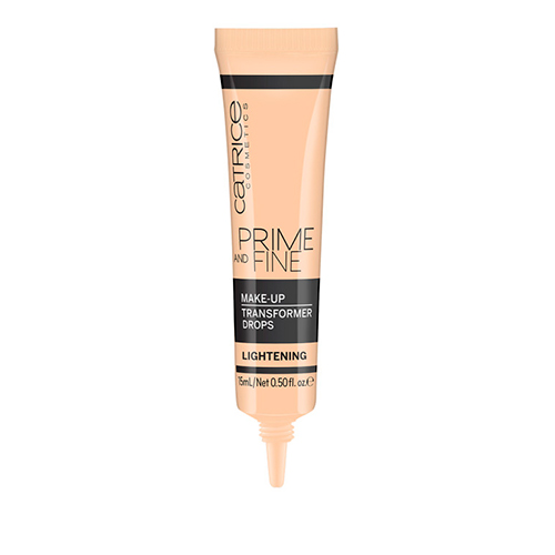 

Корректор цвета тональной основы CATRICE PRIME AND FINE MAKE UP TRANSFORMER DROPS тон lightening светлый