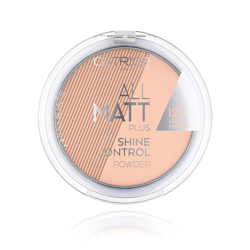 Пудра компактная для лица CATRICE ALL MATT PLUS матирующая тон 030 warm beige