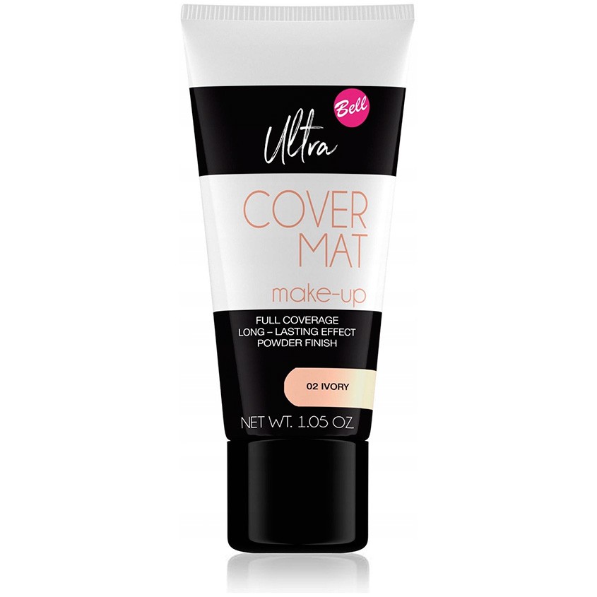 Тональная основа для лица BELL ULTRA COVER MAT MAKE-UP тон 02 матирующая