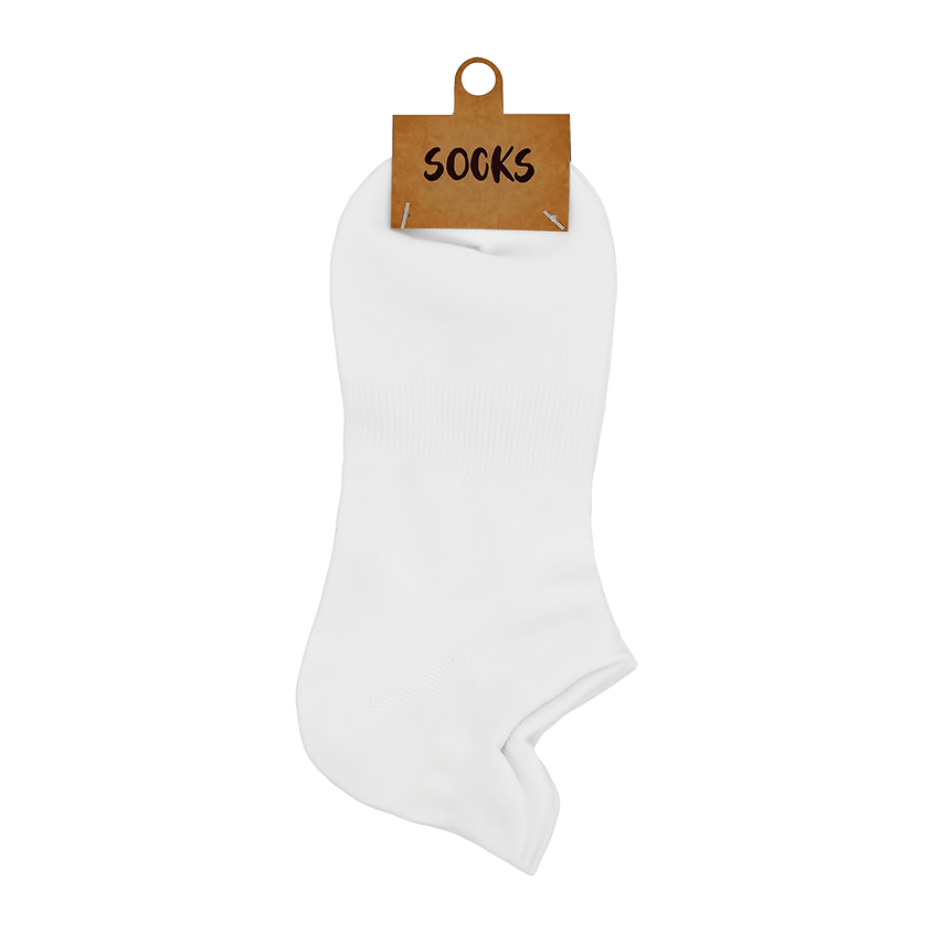 Носки короткие `SOCKS` белые