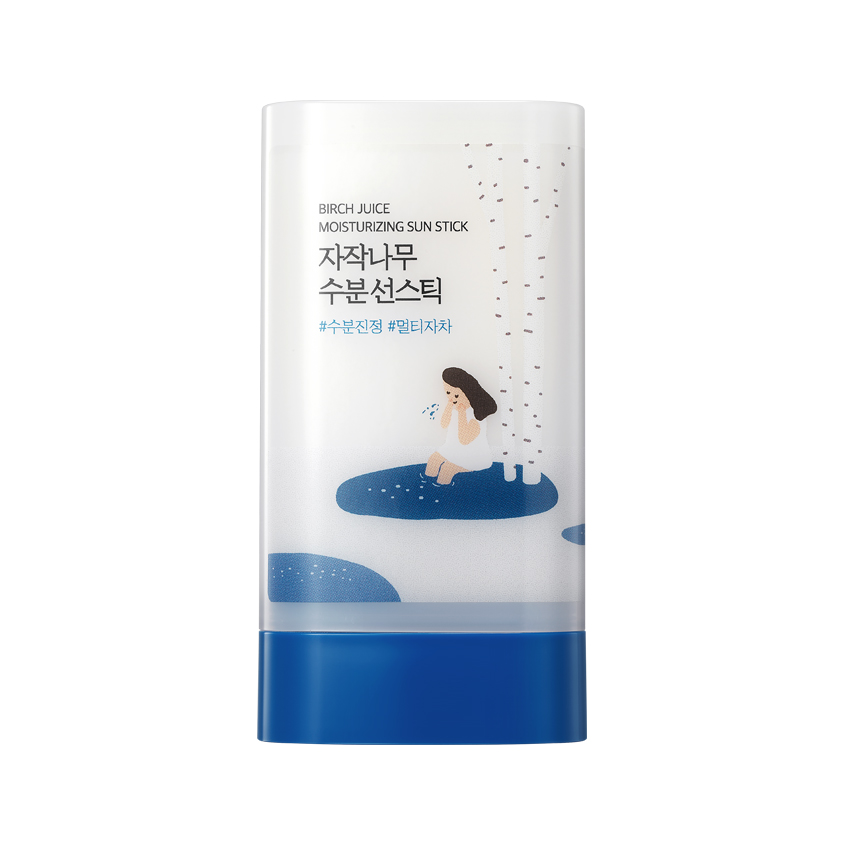 Стик для лица `ROUND LAB` BIRCH JUICE солнцезащитный SPF50+ PA++++ с березовым соком и гиалуроновой кислотой 19 г