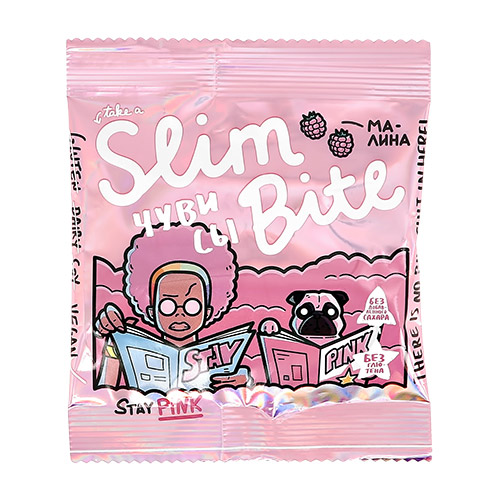 

Мармелад фруктово-ягодный TAKE A SLIM BITE Малина 20 г