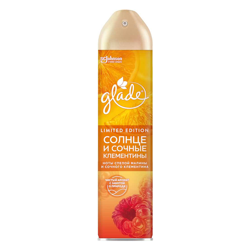 GLADE Освежитель воздуха GLADE LIMITED EDITION Солнце и сочные клементины 300 мл