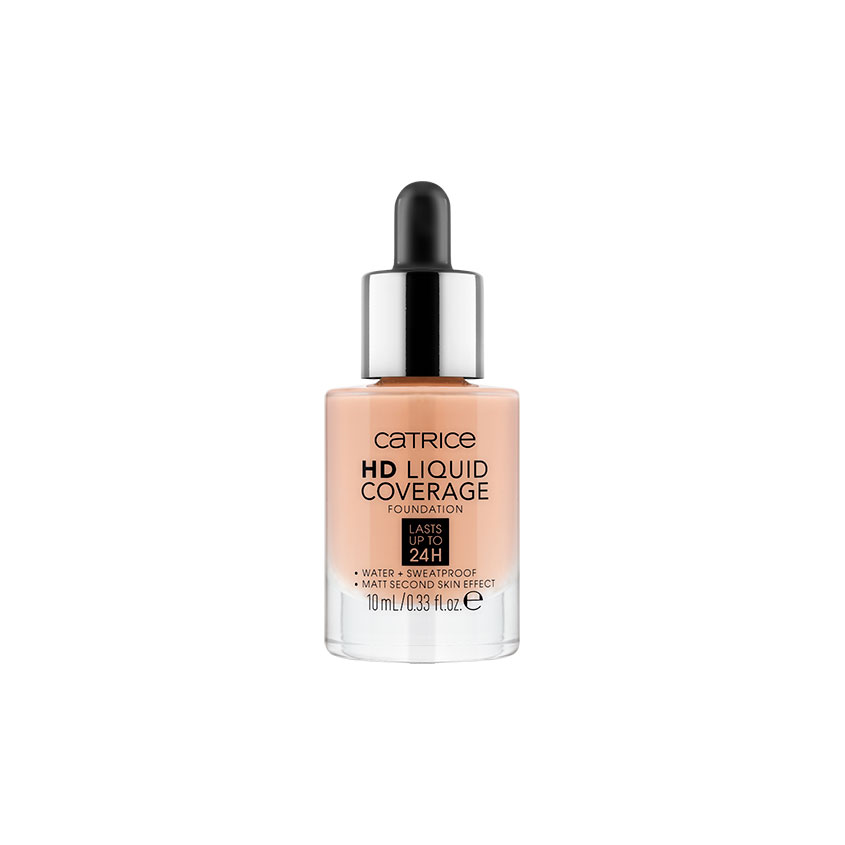 

Основа тональная для лица CATRICE HD LIQUID COVERAGE мини тон 020 rose beige 10 мл