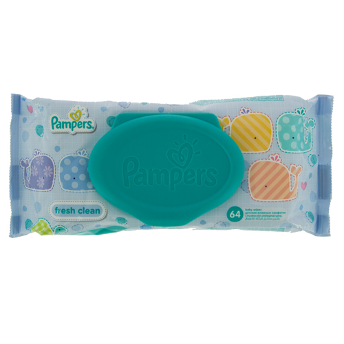 

Салфетки детские PAMPERS FRESH CLEAN 64 шт