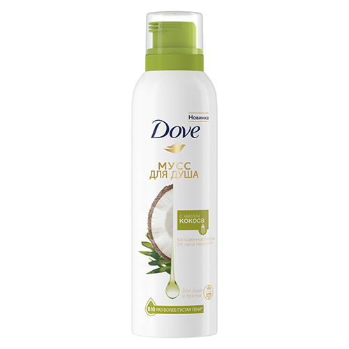 

Мусс для душа DOVE с маслом кокоса 200 мл