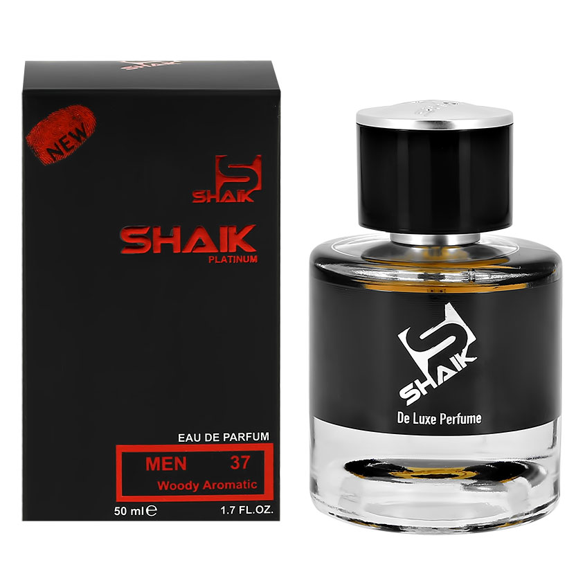 Парфюмерная вода `SHAIK` DE LUXE PERFUME M 37 woody aromatic(муж.) 50 мл