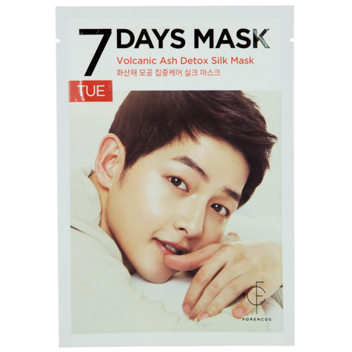 

Маска для лица FORENCOS 7 DAYS MASK TUE с вулканическим пеплом детокс 25 мл