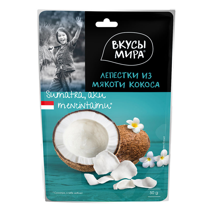 

Лепестки кокоса ВКУСЫ МИРА 50 г
