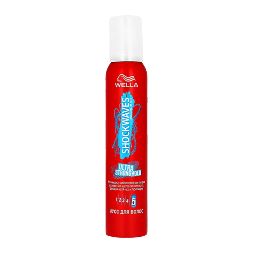 

Мусс для волос WELLA SHOCKWAVES Ultra strong hold 200 мл