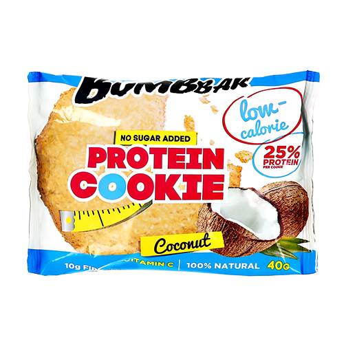 BOMBBAR Печенье неглазированное BOMBBAR Кокос 40 г печенье неглазированное bombbar protein cookie orange ginger 40 г