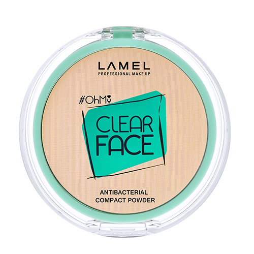 

Пудра компактная для лица LAMEL PROFESSIONAL OH MY CLEAR FACE POWDER тон 402