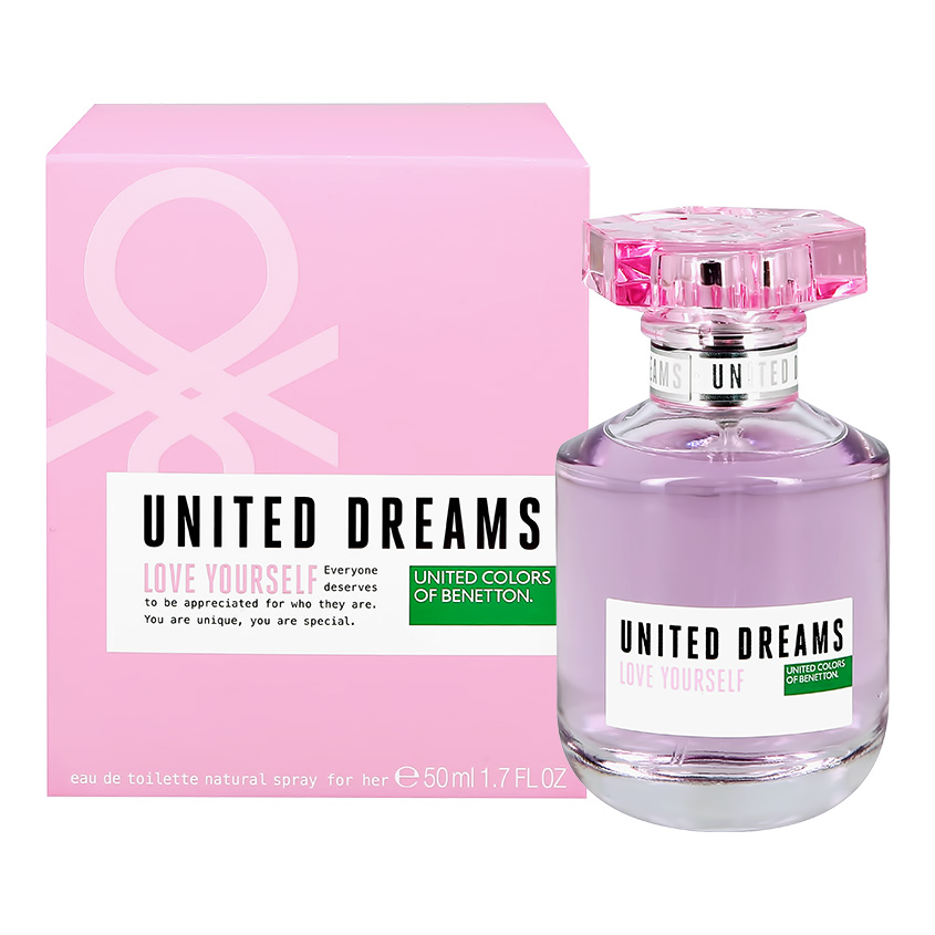 Туалетная вода BENETTON UNITED COLORS OF BENETTON LOVE YOURSELF жен. 50 мл united colors of benetton colors woman rose туалетная вода жен 50 мл