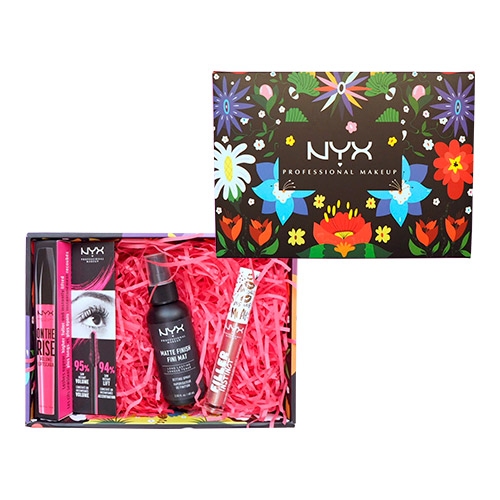 

Набор подарочный женский NYX PROFESSIONAL MAKEUP 8 MARCH CHAINS FILLER блеск для губ, спрей-фиксатор макияжа, тушь для ресниц черная