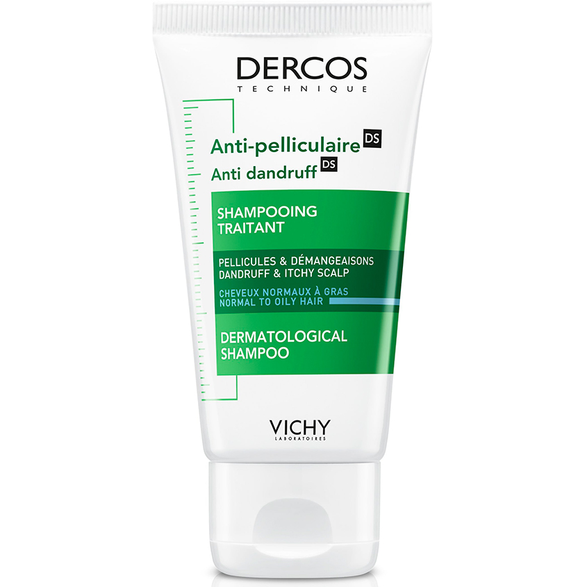

Интенсивный шампунь-уход VICHY DERCOS против перхоти для нормальных и жирных волос 50 мл