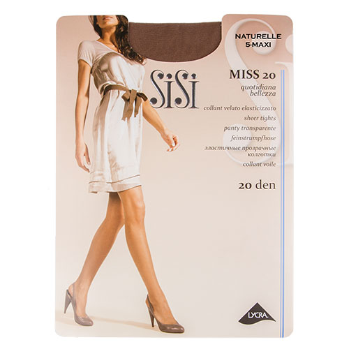 

Колготки женские SISI MISS 20 den Naturelle р-р 5