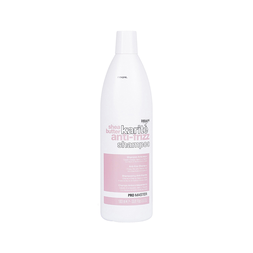 Шампунь для волос DIKSON PRO MASTER KARITE ANTI-FRIZZ для вьющихся и сухих волос с маслом Ши 1000 мл