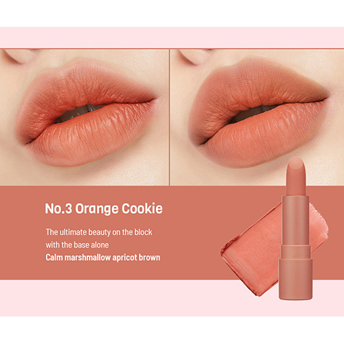 Помада для губ `PERIPERA` `PERIPERA INK` AIRY VELVET STICK тон 03 orange cookie
