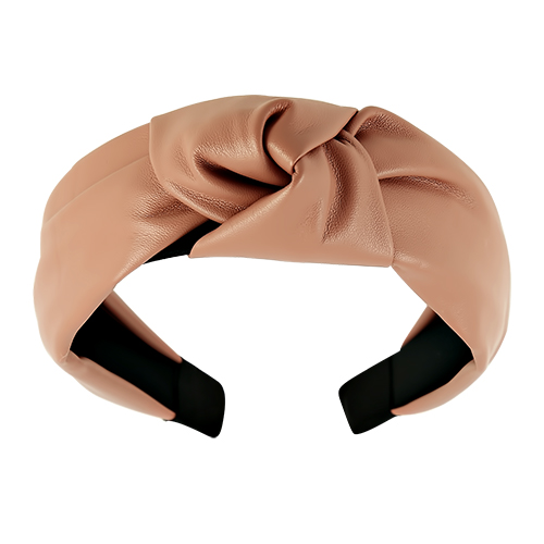 

Ободок LADY PINK LEATHER wide