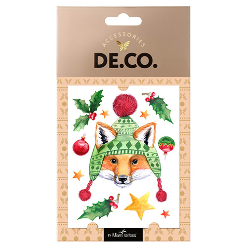 

Татуировка для тела DE.CO. CELEBRATION by Miami tattoos переводная Foxy