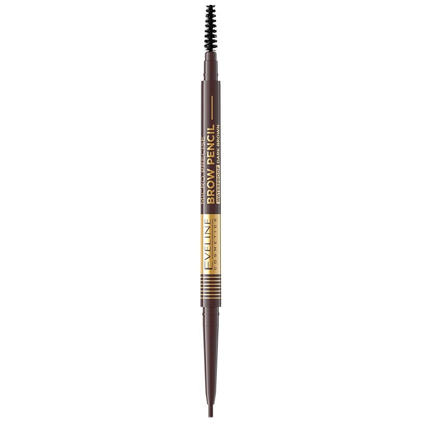 Карандаш для бровей EVELINE MICRO PRECISE BROW PENCIL водостойкий тон 03 dark brown eveline cosmetics карандаш для бровей micro precise brow pencil оттенок темно коричневый