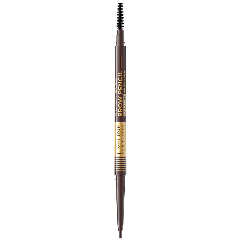 EVELINE Карандаш для бровей EVELINE MICRO PRECISE BROW PENCIL водостойкий тон 03 dark brown карандаш для бровей eveline карандаш для бровей micro precise brow pencil водостойкий