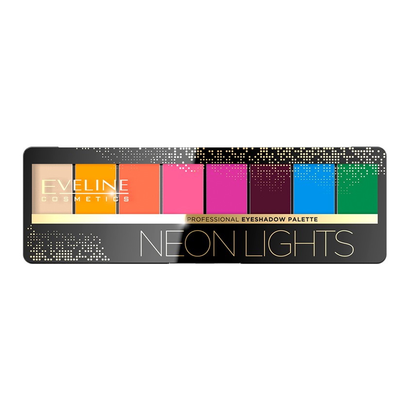 EVELINE Палетка теней для век EVELINE EYESHADOW PROFESSIONAL PALETTE тон 06 neon lights