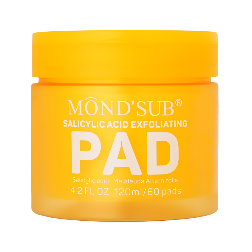 Пэды для лица `MOND`SUB` отшелушивающие с салициловой кислотой и чайным деревом 60 шт