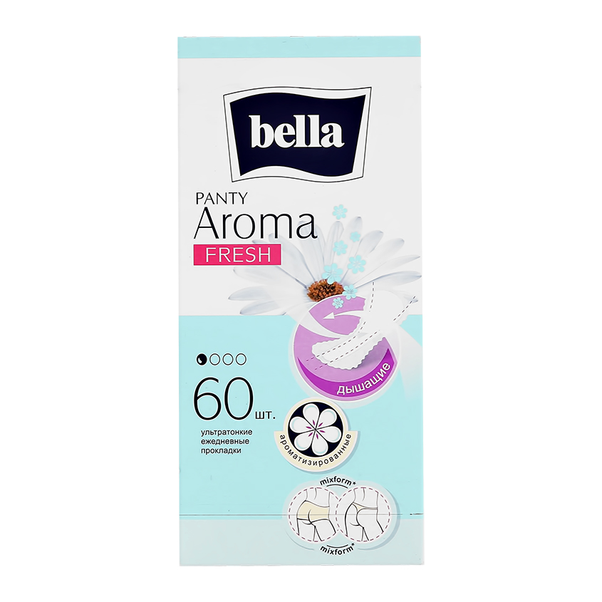 Прокладки ежедневные `BELLA` PANTY AROMA FRESH 60 шт