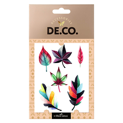 

Татуировка для тела DECO. WATERCOLOR STORY by Miami tattoos переводная Autumn leaves