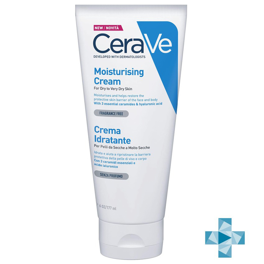 

Крем для лица и тела CERAVE увлажняющий для сухой и очень сухой кожи 177 мл