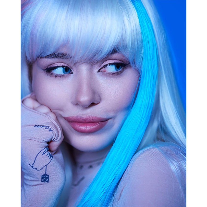 Паста для волос `DECO.` CRUSH CRUSH CRUSH by Miami tattoos цветная (Neon Blue)