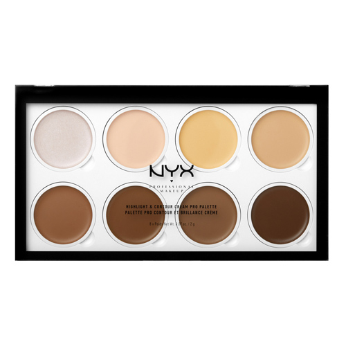 

Палетка для контурирования NYX PROFESSIONAL MAKEUP HIGHLIGHT & CONTOUR CREAM PRO PALETTE тон 01 кремовая