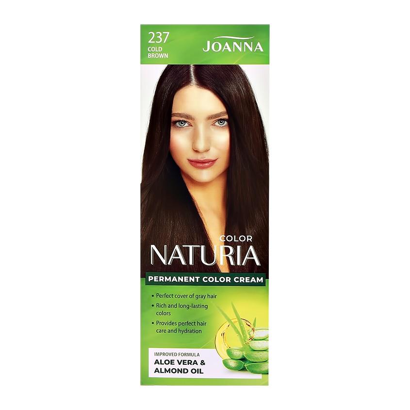 Краска для волос JOANNA NATURIA COLOR тон 237 Холодный коричневый joanna краска для волос joanna naturia color тон 243 черная сирень