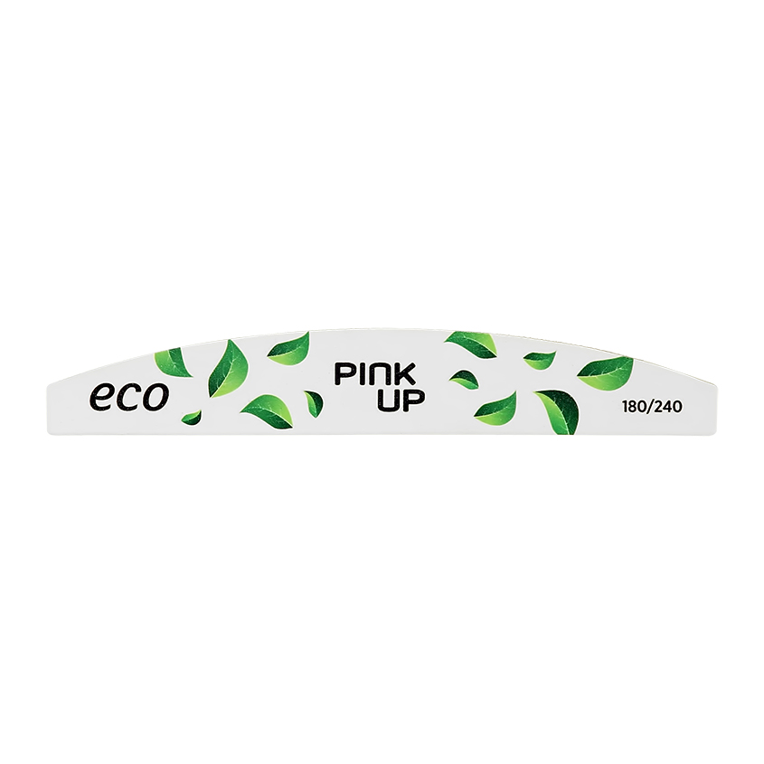 Пилка для ногтей PINK UP ACCESSORIES ECO из бамбука 180/240, Для маникюра и педикюра