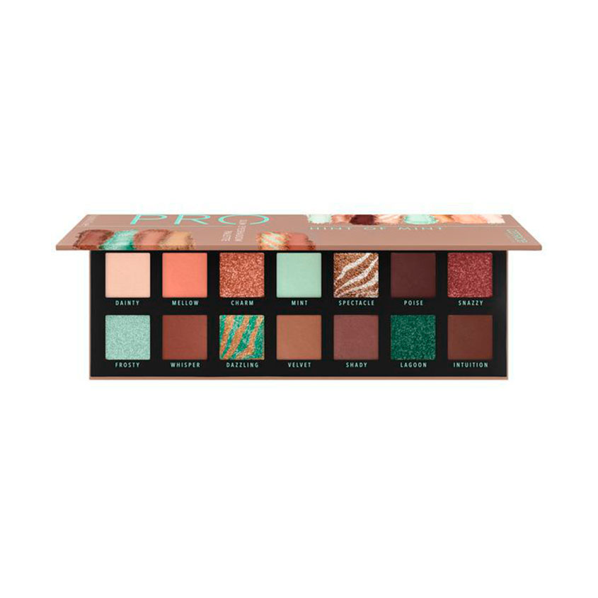 

Палетка теней для век CATRICE PRO HINT OF MINT SLIM EYESHADOW PALETTE тон 010