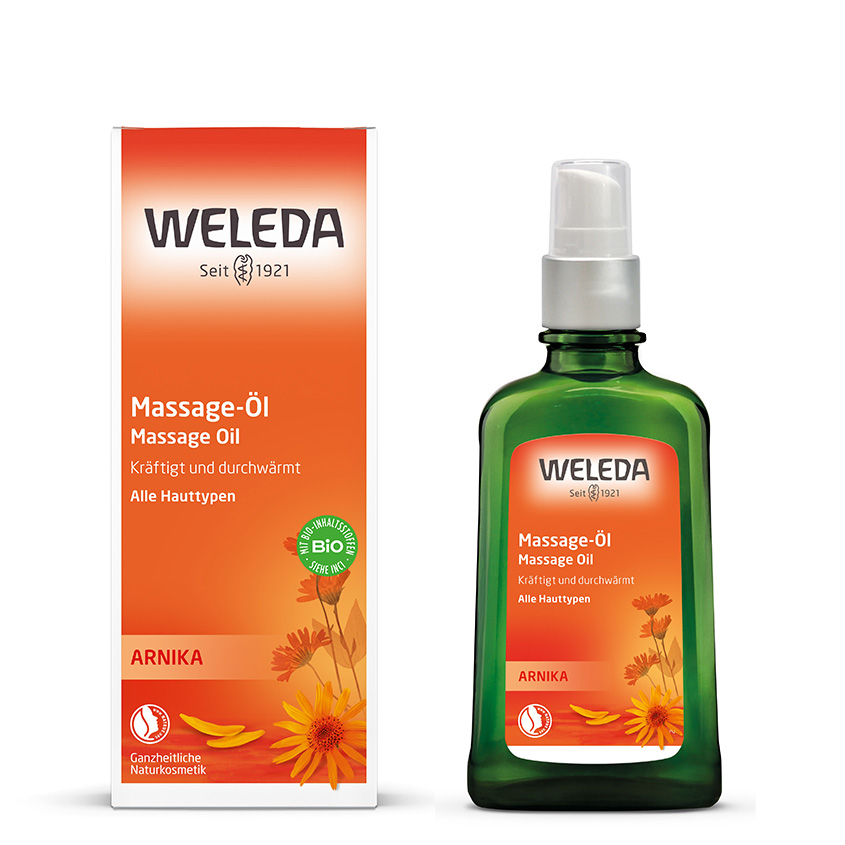 

Массажное масло для тела WELEDA с арникой 100 мл