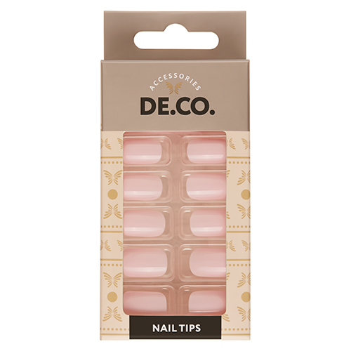 

Набор накладных ногтей DE.CO. ESSENTIAL Mild pink 24 шт + клеевые стикеры 24 шт