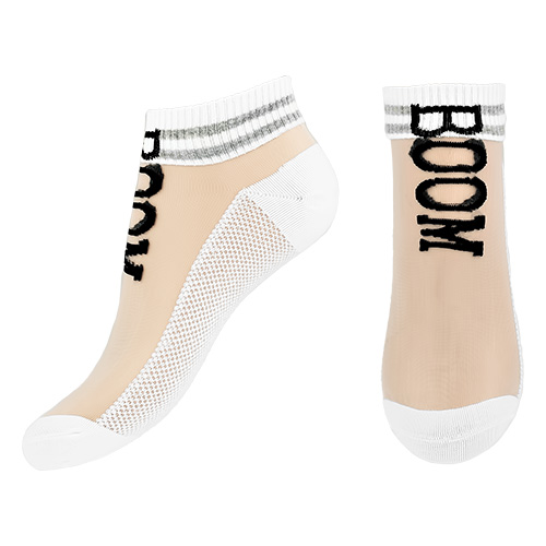 

Носки женские SOCKS BOOM капрон white р-р единый