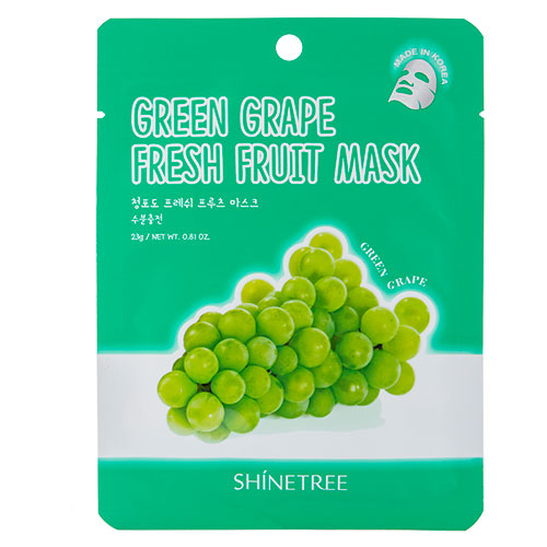 

Маска для лица SHINETREE FRESH FRUIT с экстрактом зеленого винограда 23 г