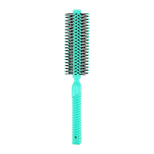 Щетка для волос LADY PINK BASIC массажная вентилируемая круглая зеленая