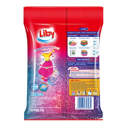 Порошок стиральный `LIBY` для цветного белья 500 г