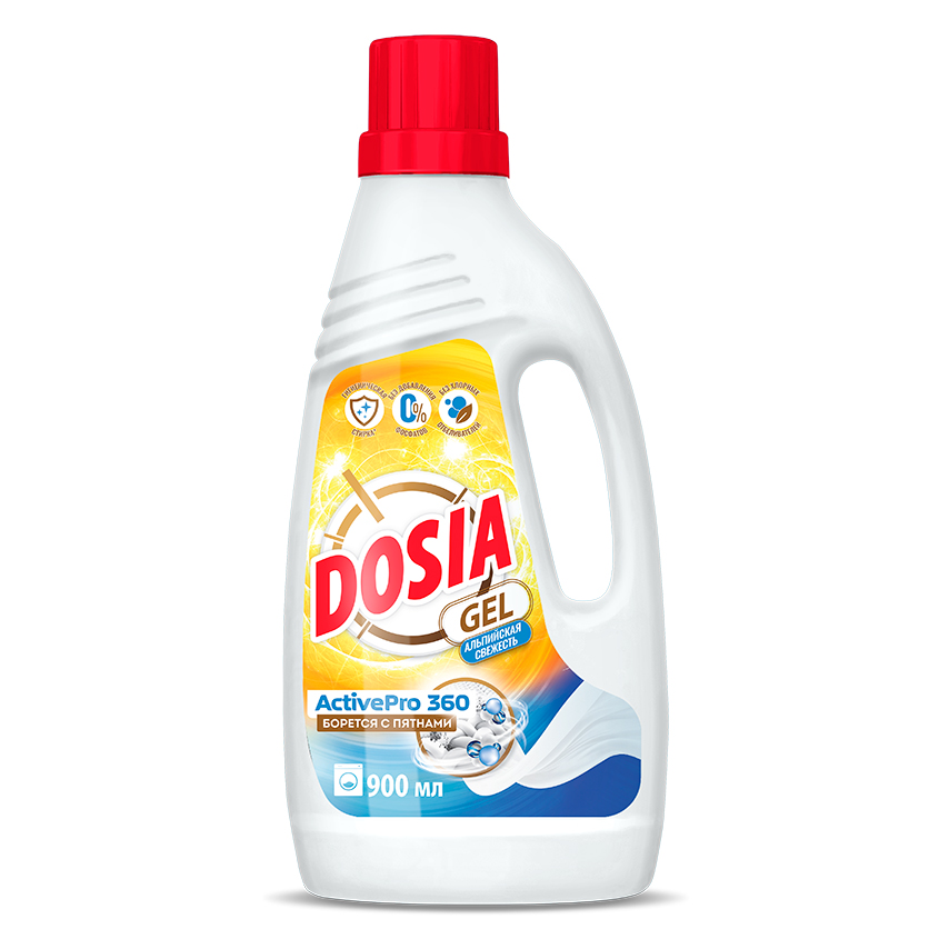 Средство жидкое для стирки `DOSIA` Альпийская свежесть 900 мл