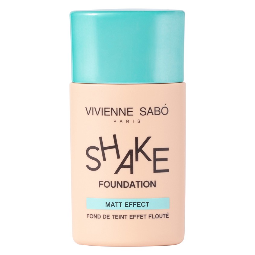 VIVIENNE SABO Крем тональный для лица VIVIENNE SABO SHAKE FOUNDATION MATT матирующий тон 01