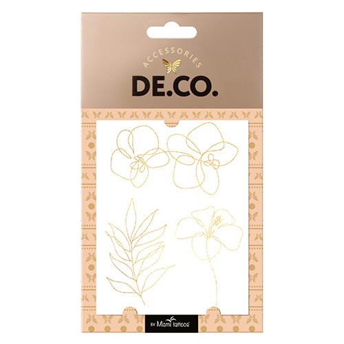

Татуировка для тела DECO. GOLDEN STORY by Miami tattoos переводная Bouton