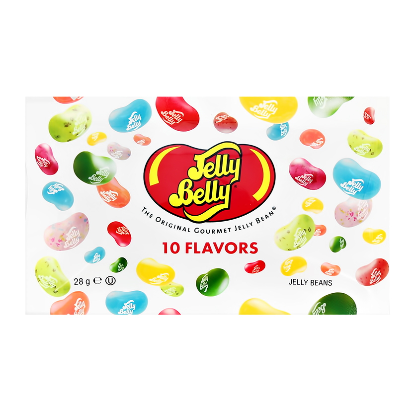 Драже JELLY BELLY фруктовое ассорти 10 вкусов 28 г жевательное драже jelly belly ice cream 70 г