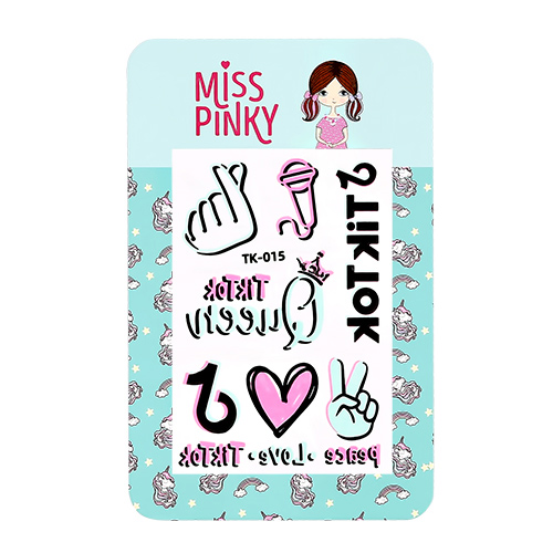 

Набор татуировок MISS PINKY светятся в темноте