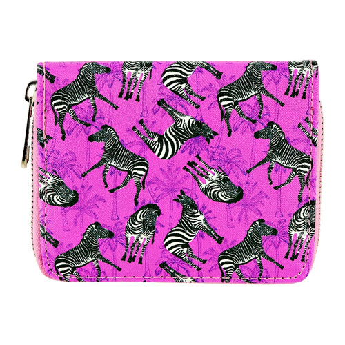 

Кошелек LADY PINK маленький с зебрами