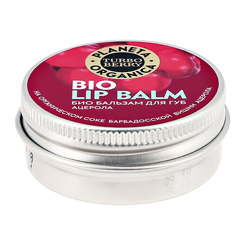 

Бальзам для губ PLANETA ORGANICA BIO LIP BALM с соком барбадосской вишни ацерола 15 мл